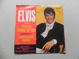 Single US Rock`n`Roll Rock Sänger Elvis Presley You`ll think